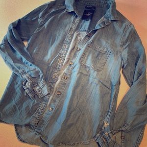 American eagle jean shirt
